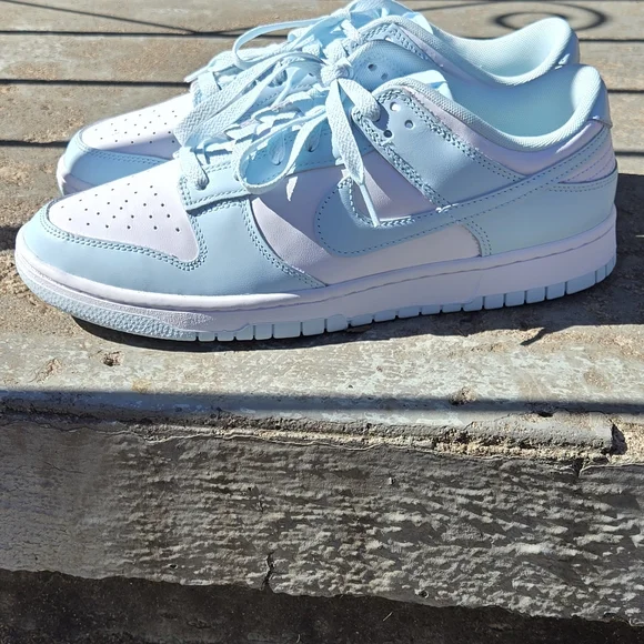 New Nike Dunk Low Shoes Glacier Blue White Retro DV0833-104 Mens Size 9.5 - Picture 6 of 10